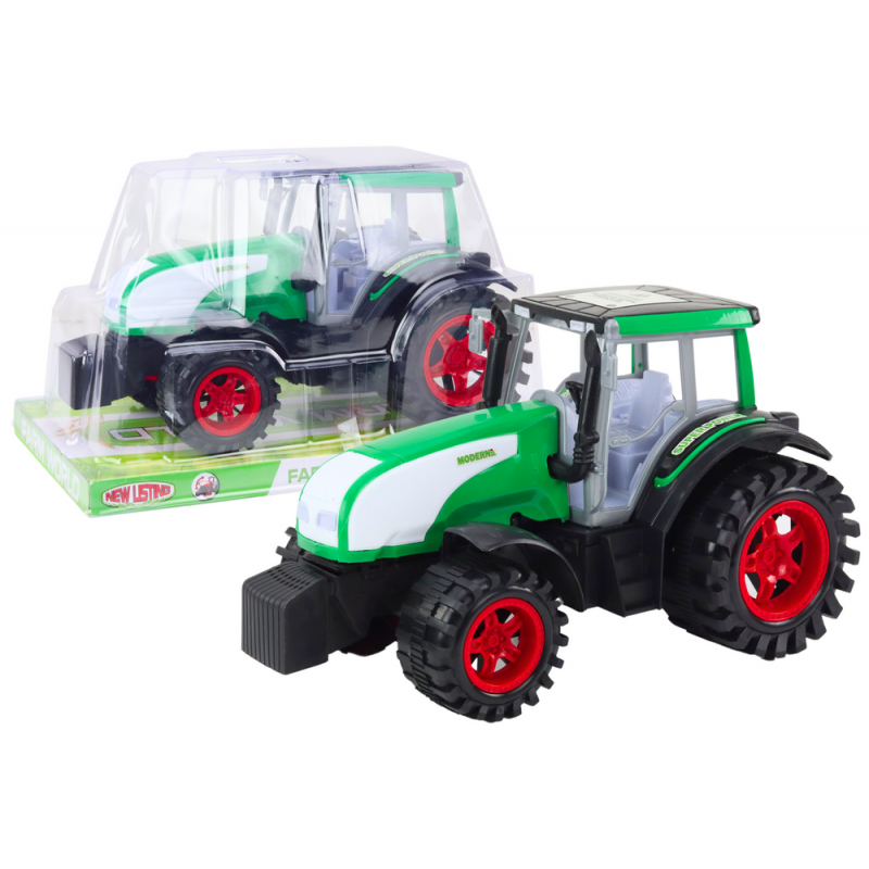Roheline suur põllutraktor