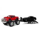 Sõidukite komplekt Red Monster Truck Must BMW haagissuvila 58 cm