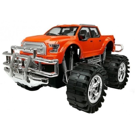 Sõidukite komplekt Red Monster Truck Must BMW haagissuvila 58 cm