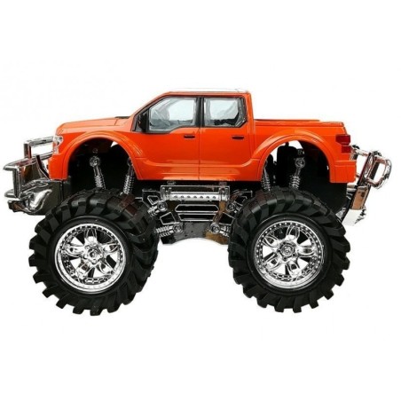 Sõidukite komplekt Red Monster Truck Must BMW haagissuvila 58 cm