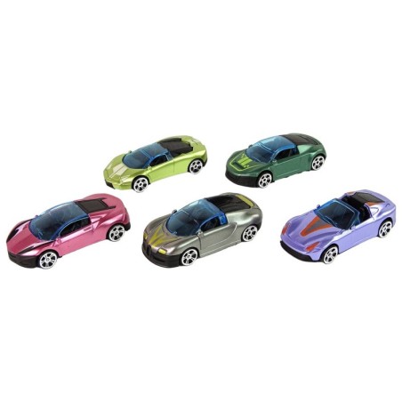 Sõidukite komplekt Värvilised vedrud 5 tk