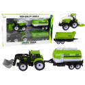 Farm Vehicle Set Tractor Harvester Tanker Poolhaagis