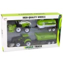 Farm Vehicle Set Tractor Harvester Tanker Poolhaagis