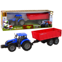 Traktor haagisega Põllumajandussõiduk Farm Blue