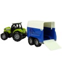 Traktor koos Horse Trailer Sound Green Farmiga