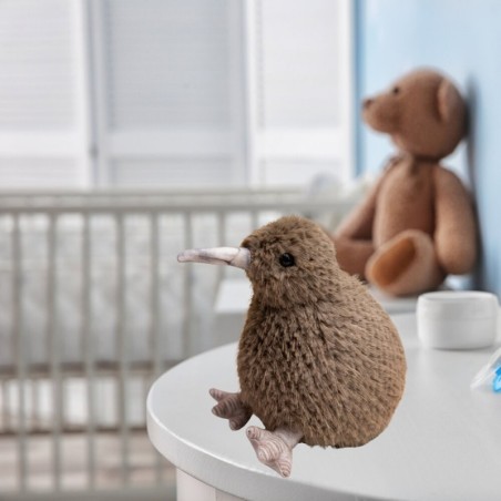Plush Kiwi Bird Plush Toy Mascot Kaisumänguasi Tumepruun 17cm