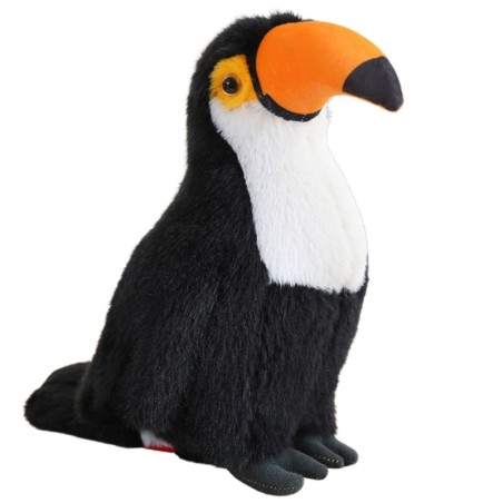 Palus Toucan Bird Palus mänguasi maskott Kaisu, valge 35cm
