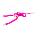 Mascot Plush Monkey with Baby, tumeroosa 90 cm