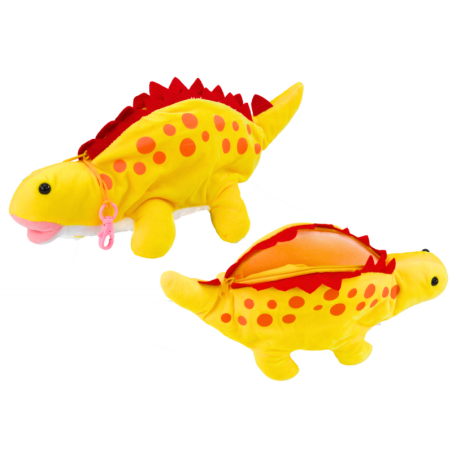 Pehme dinosauruse pinal, ripats, kollane