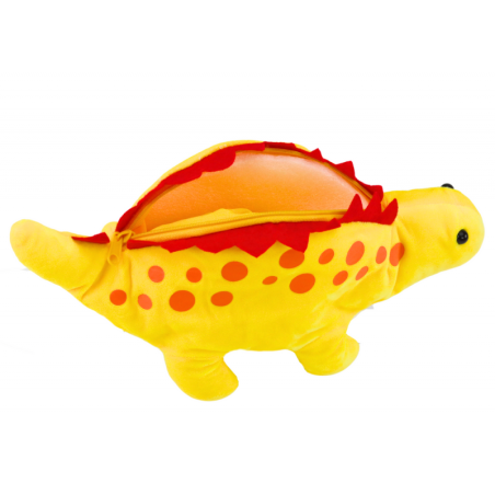 Pehme dinosauruse pinal, ripats, kollane