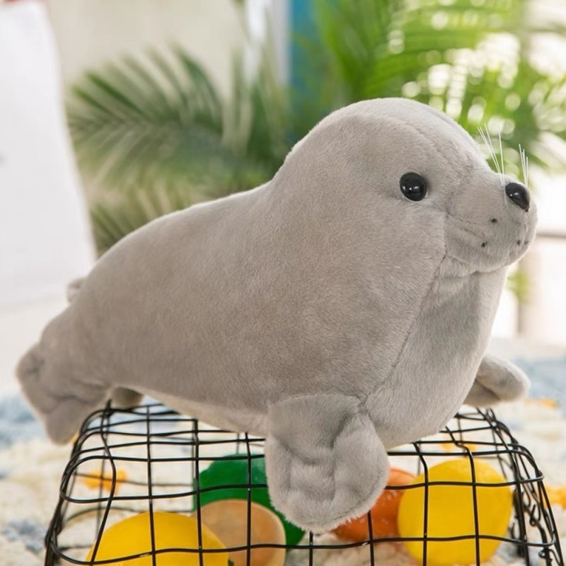 Plush Seal Palus mänguasi maskott Kaisu hall 20cm