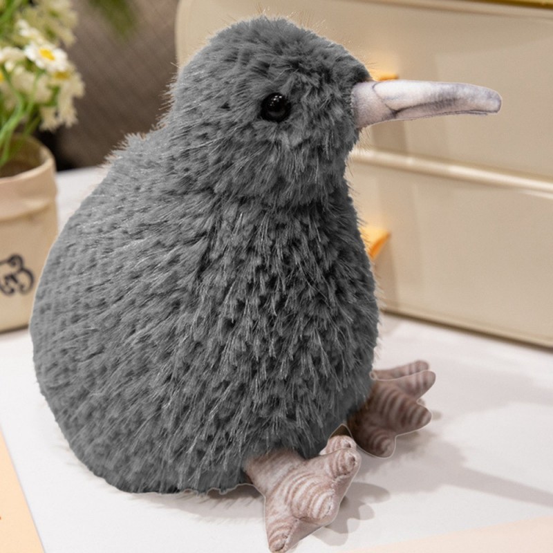 Plush Kiwi Bird Palus mänguasi maskott Kaisu hall 17cm