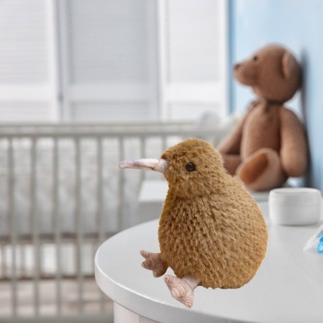 Plush Kiwi Bird Palus mänguasi maskott Kaisu Helepruun 17cm