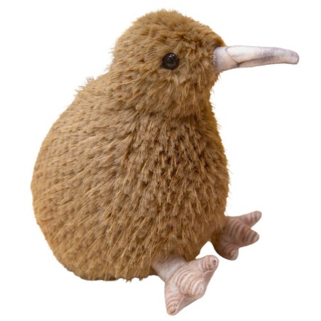Plush Kiwi Bird Palus mänguasi maskott Kaisu Helepruun 17cm