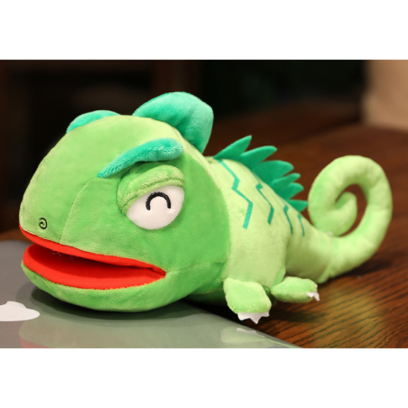 Pehme roheline draakoni maskott 30 cm