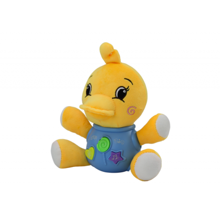 Plush Duck Interactive Plush Yellow Mängib 19 cm