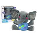 »æPlush Elephant Interactive Plush Blue Mängib 19 cm