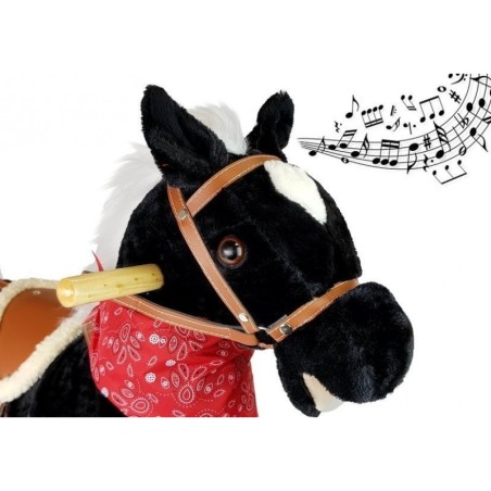 Mustvalge kiikhobune Sounds Moves Snout Tail 74 cm
