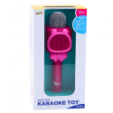Juhtmeta Bluetooth-mikrofon karaoke salvestamiseks häälevahetaja, roosa