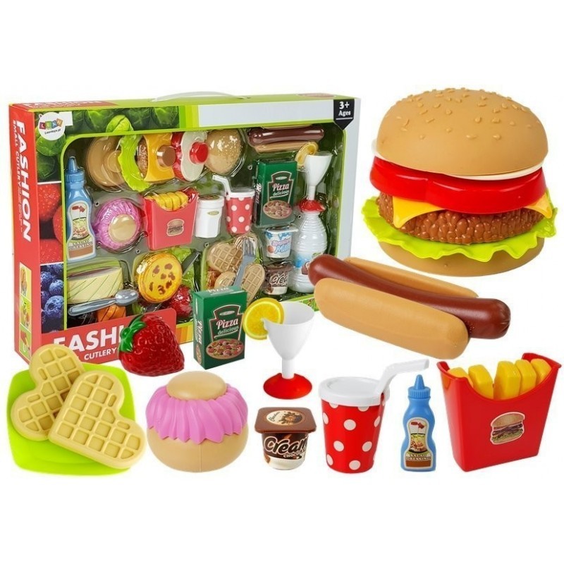 Kiirtoidu hamburgeri komplekt