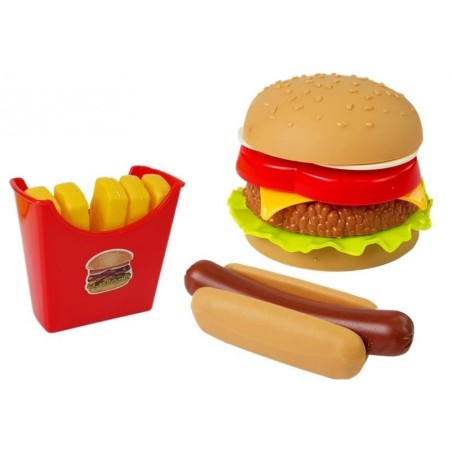 Kiirtoidu hamburgeri komplekt