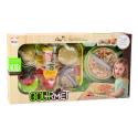 Kiirtoidukomplekt Pizza Burgerid Friikartulid Aksessuaarid lastele 24 tk.