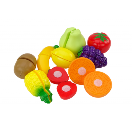 Puuviljad karbis, 9 tükki, roheline nuga