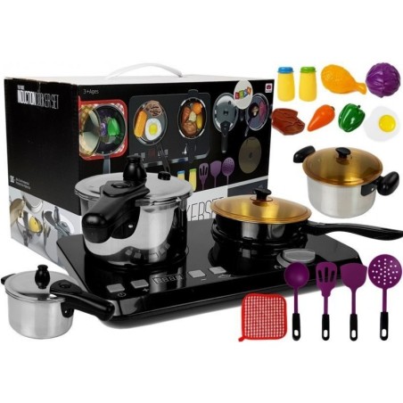 Roostevabast terasest köögikomplekt Induktsioonpliit 32 elementi