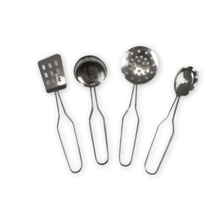 Roostevabast terasest köögisöögiriistade komplekt lastele