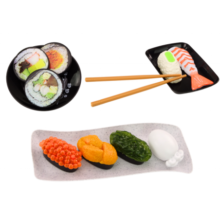 Sushikomplekt Krevetitarvikud Lastele Mänguasi 22 tk.