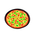 Toidukaupade komplekt Pizza Friikartulid Jäätis Söögiriistad