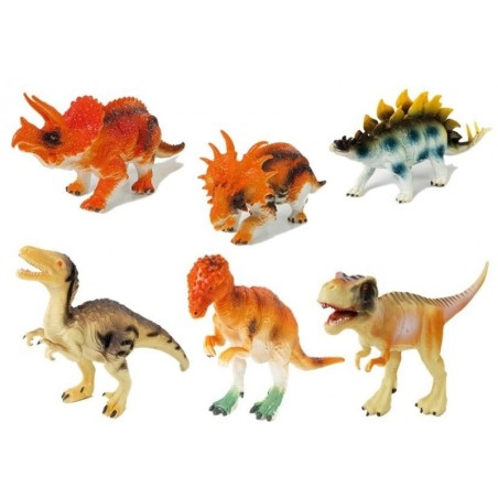 Dinosauruste kujukeste komplekt 10 cm 6 tk