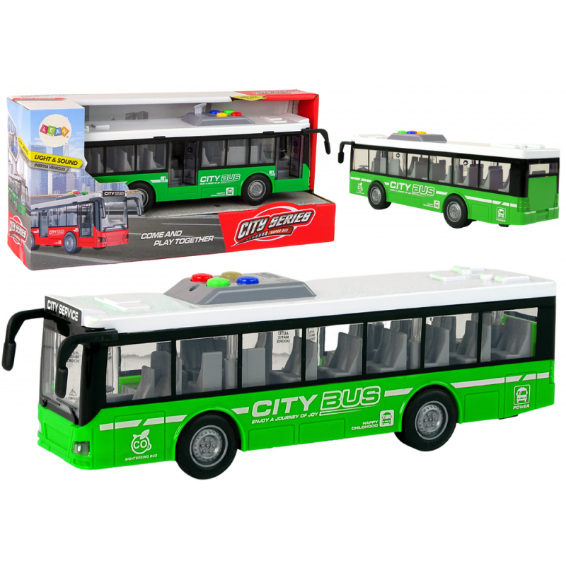 Buss tulede ja helidega, roheline 1:16