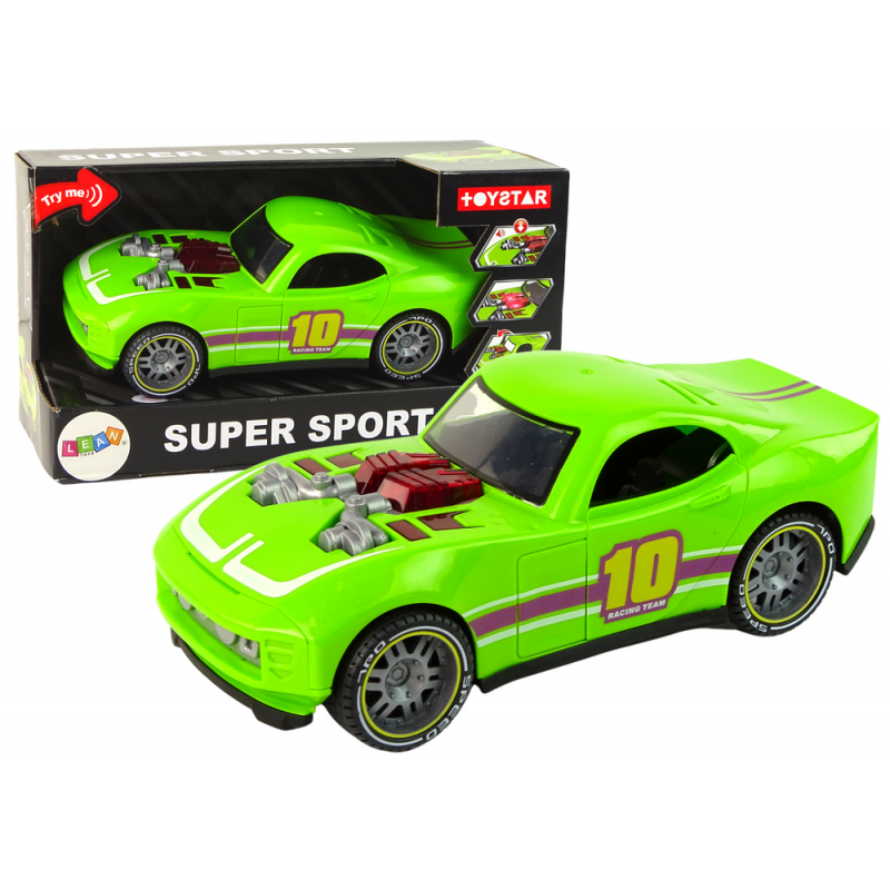 Auto 1:14 Auto Roheline Sport Helid tuled Sõiduk