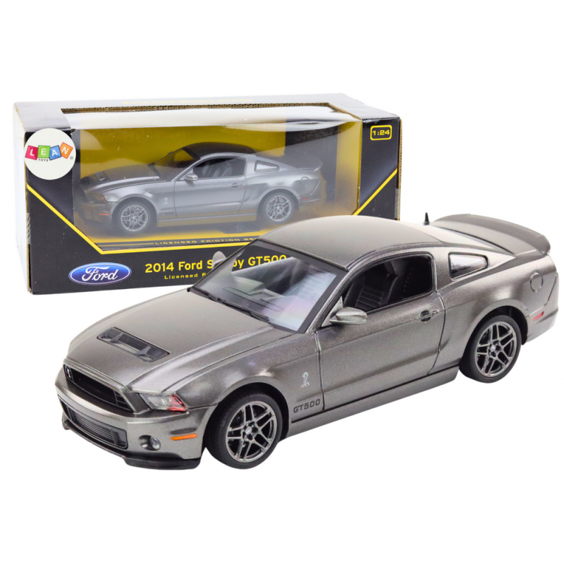 Auto Ford Shelby GT500 1:24 Scale Silver Drive