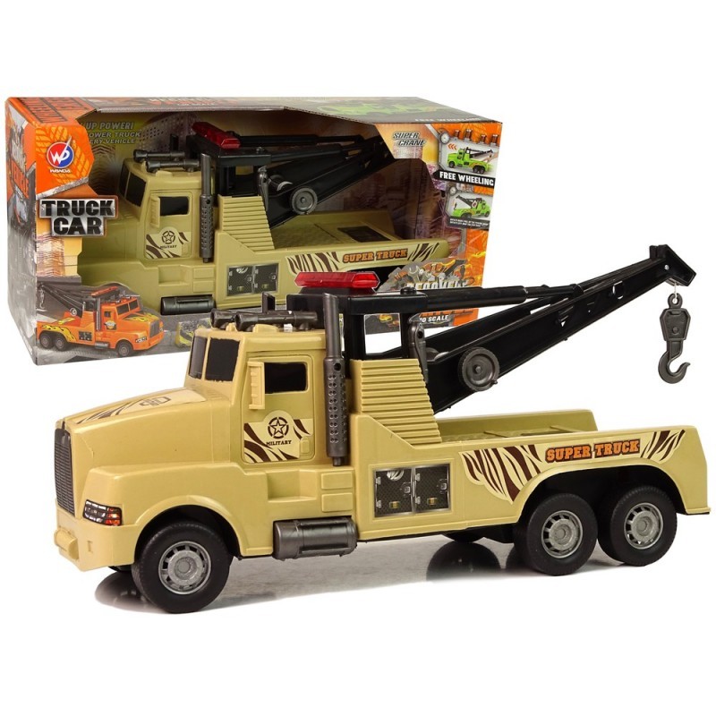Auto puksiirauto maanteeabi 1:10 Rope Brown