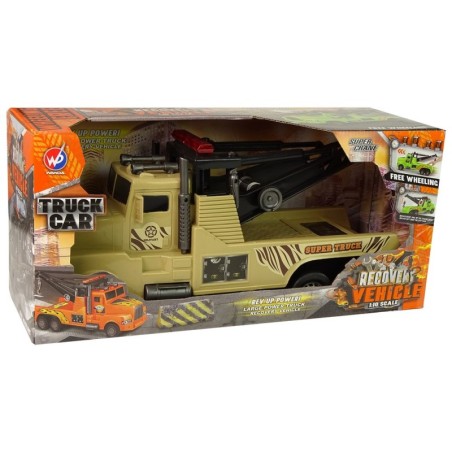 Auto puksiirauto maanteeabi 1:10 Rope Brown