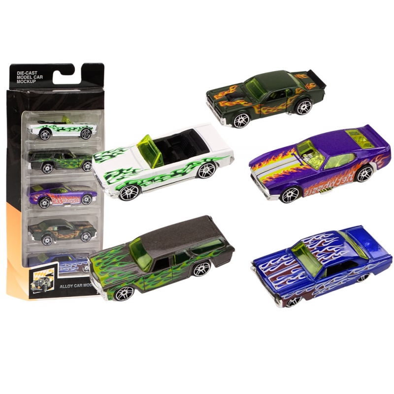 Autode komplekt 1:64 Metall 5 tk