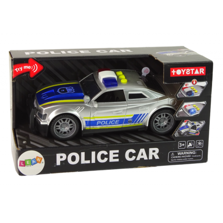 Politsei auto 1:14 tuled, hõbedaselt