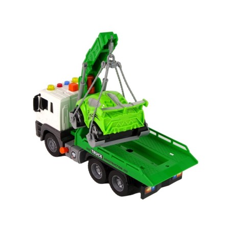 Autovedaja puksiirauto 1:16 Rohelised helituled