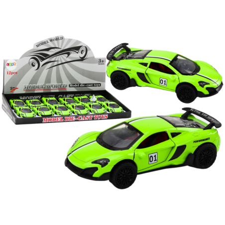 Auto Sportauto 1:32 Hõõrdeajam Metal Roheline