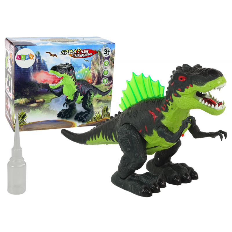 Dinosaurus hingab auru, tuled