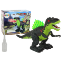 Dinosaurus hingab auru, tuled
