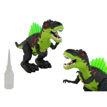 Dinosaurus hingab auru, tuled