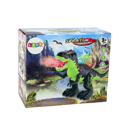 Dinosaurus hingab auru, tuled