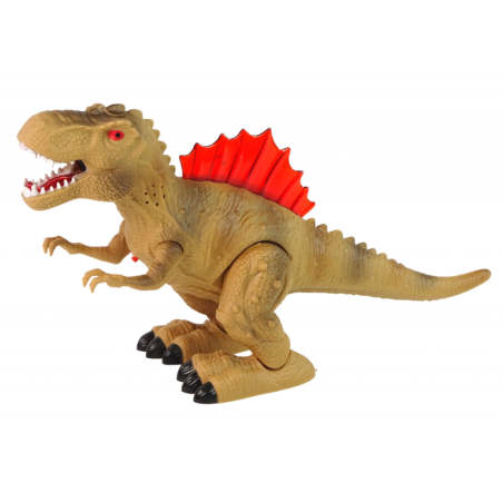 Dinosaurus hingab tuld Steam Lights pruun