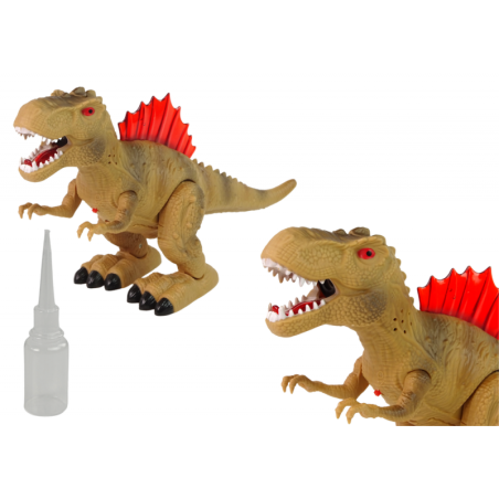Dinosaurus hingab tuld Steam Lights pruun