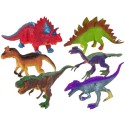 Dinosauruse kujukesed, värvilised 6 tükki