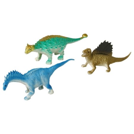 Dinosauruste figuuride komplekt, 9 tükki, värviline