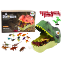 Dinosauruste figuuride komplekt Suur roheline dinosaurus 45 El